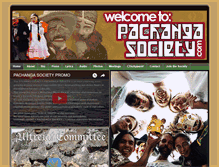 Tablet Screenshot of pachangasociety.com